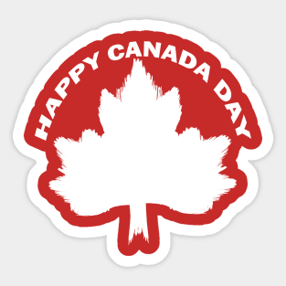 canada day version white Sticker